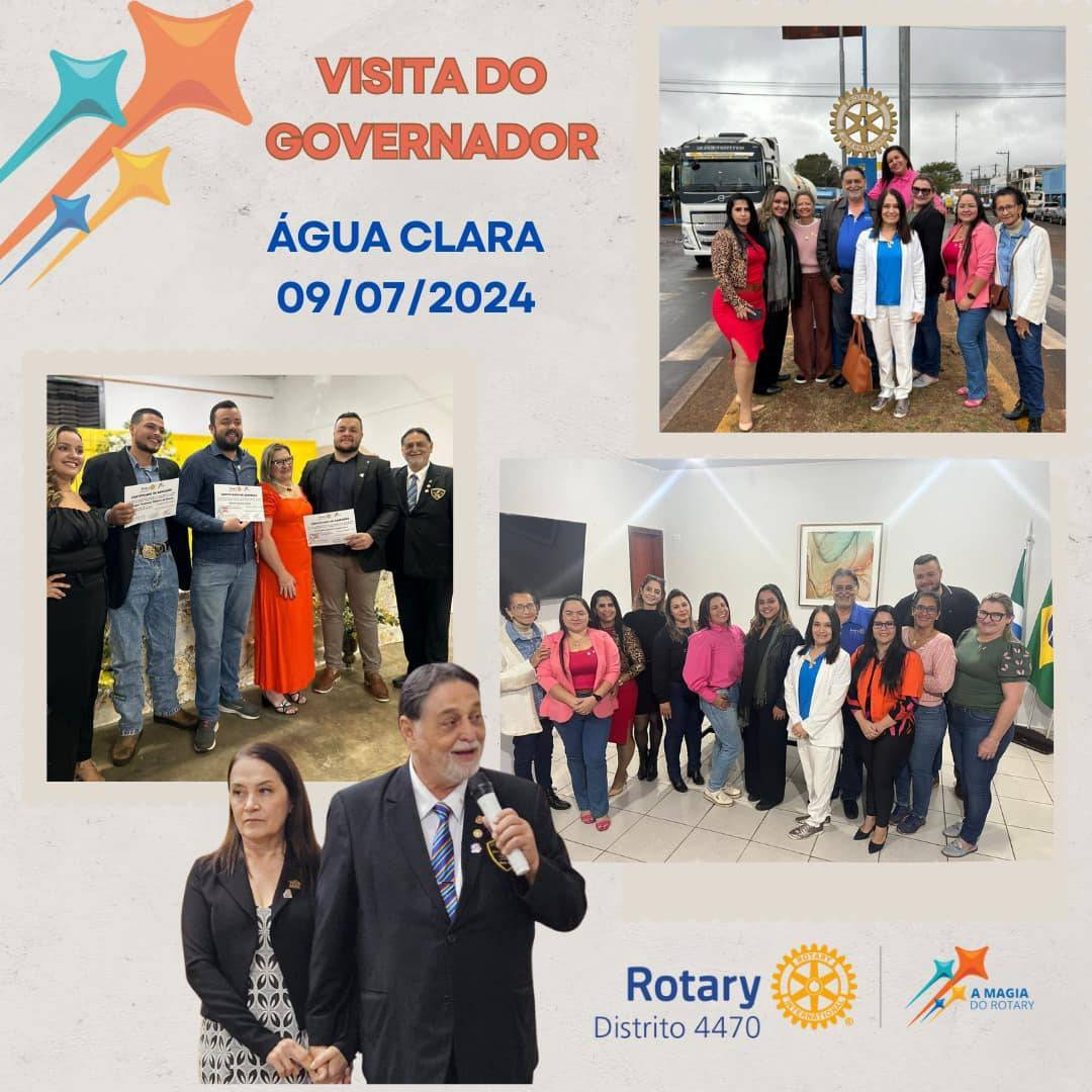 Visita Oficial do Governador Alvimar Lima de Castro na cidade de Água Clara/MS - 09-07-2024