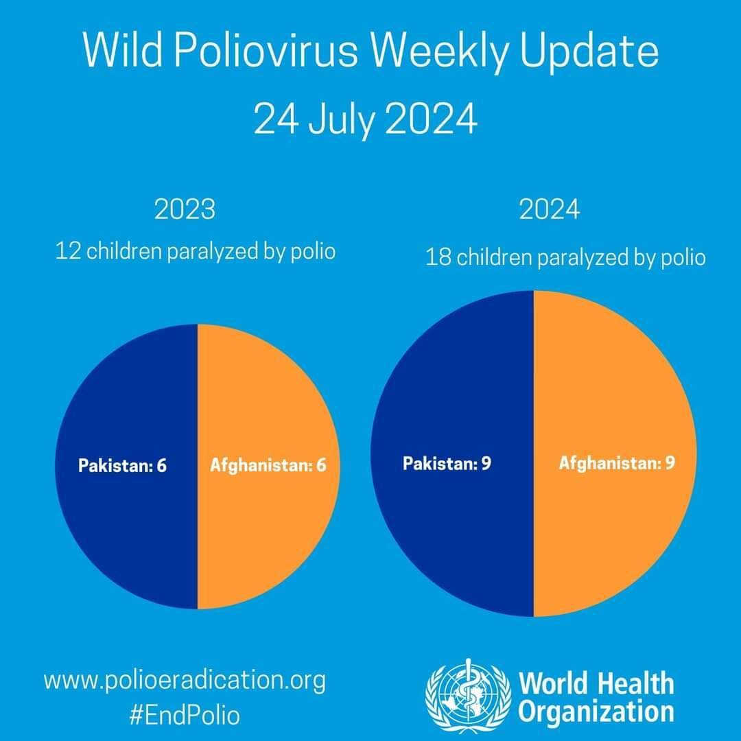 Números Atualizados de Casos de Poliovírus no Mundo