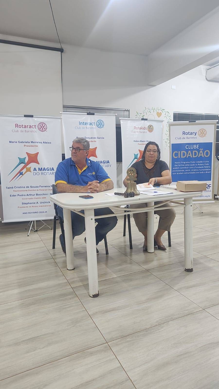 Rotary Club de Barretos Realiza Reunião com a Visita dos Kidianos, Rotaractianos e Interactianos