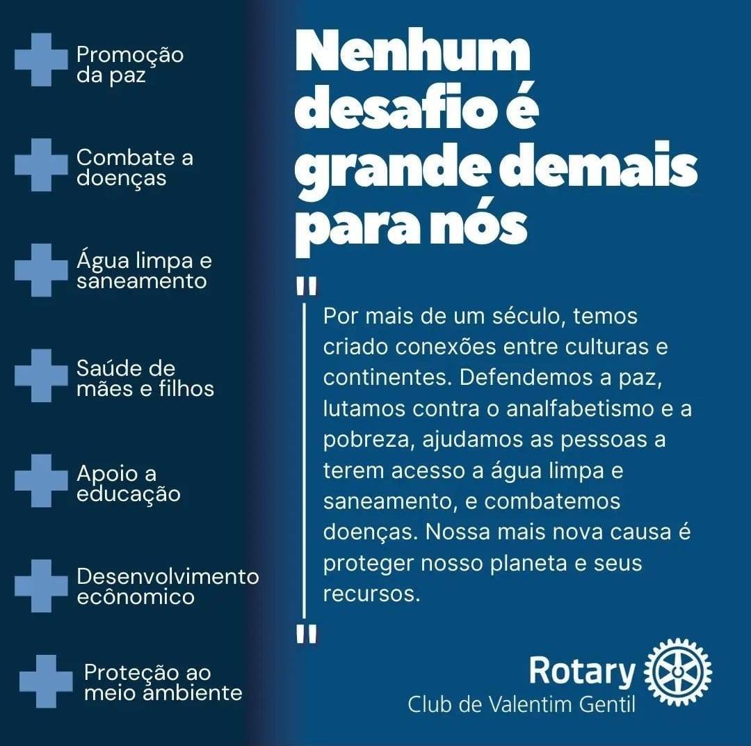 Rotary Club de Valentim Gentil Fala Sobre Desafios do Rotary