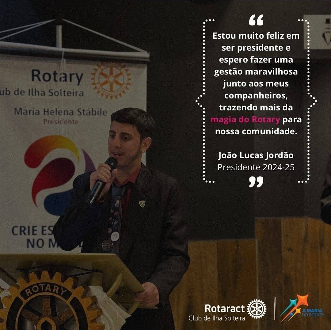 Rotaract Club de Ilha Solteira Realiza Cerimônia de Transmissão de Posse