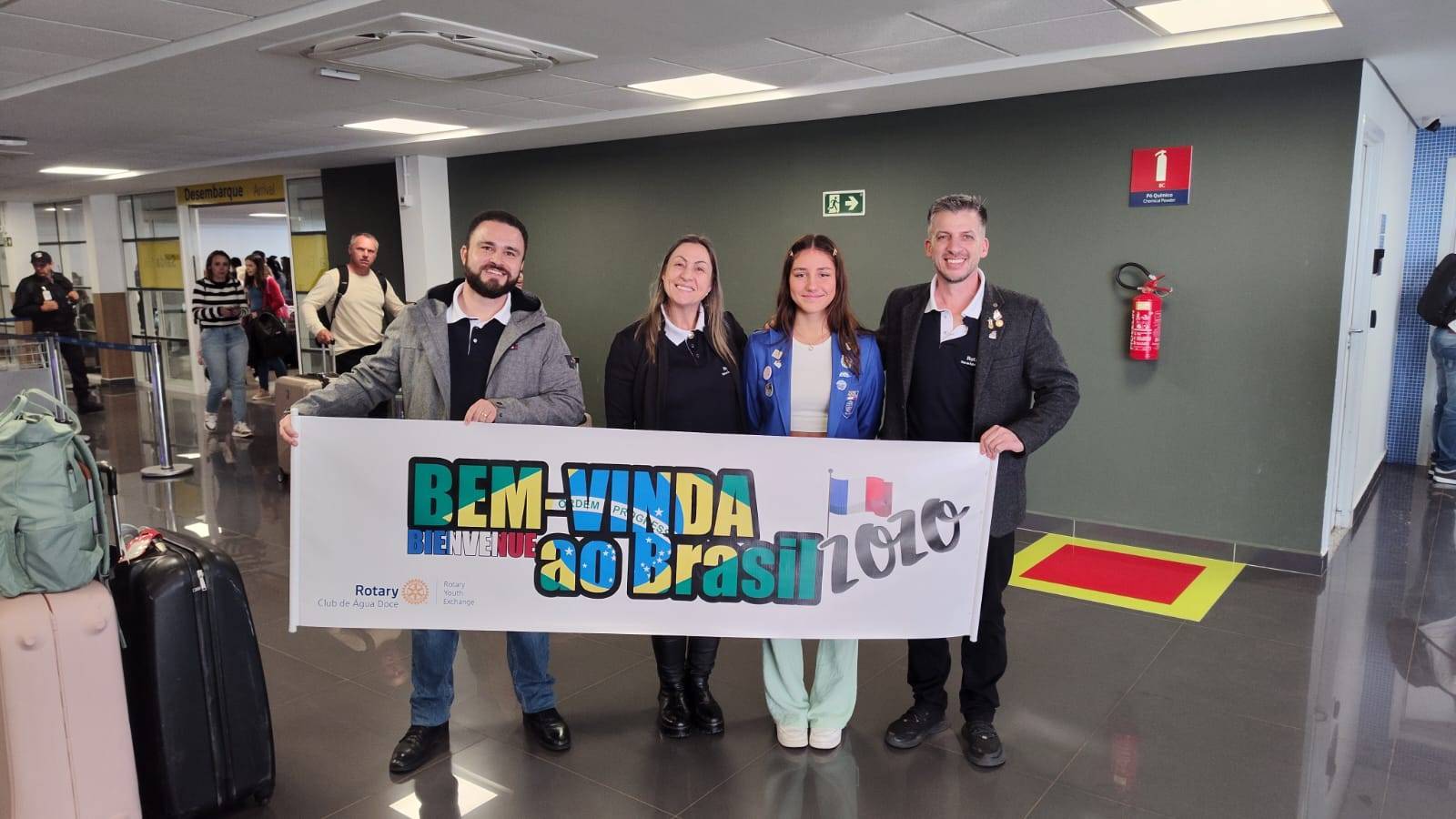 Retorno Intercambista Maria Eduarda e Chegada Intecambista Zoe