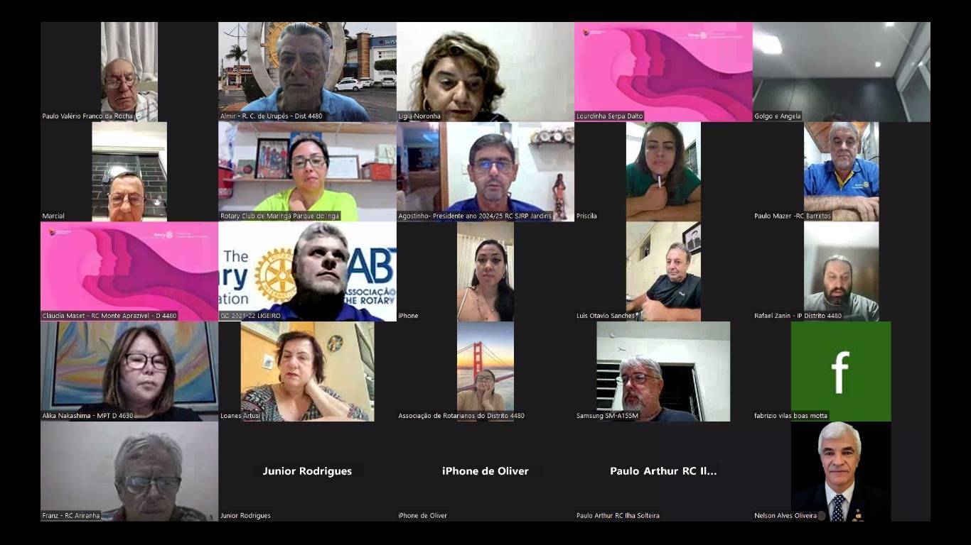 Acontece a 1ª Reunião de Instrução do Projeto Mobilidade Para Todos do Distrito 4480