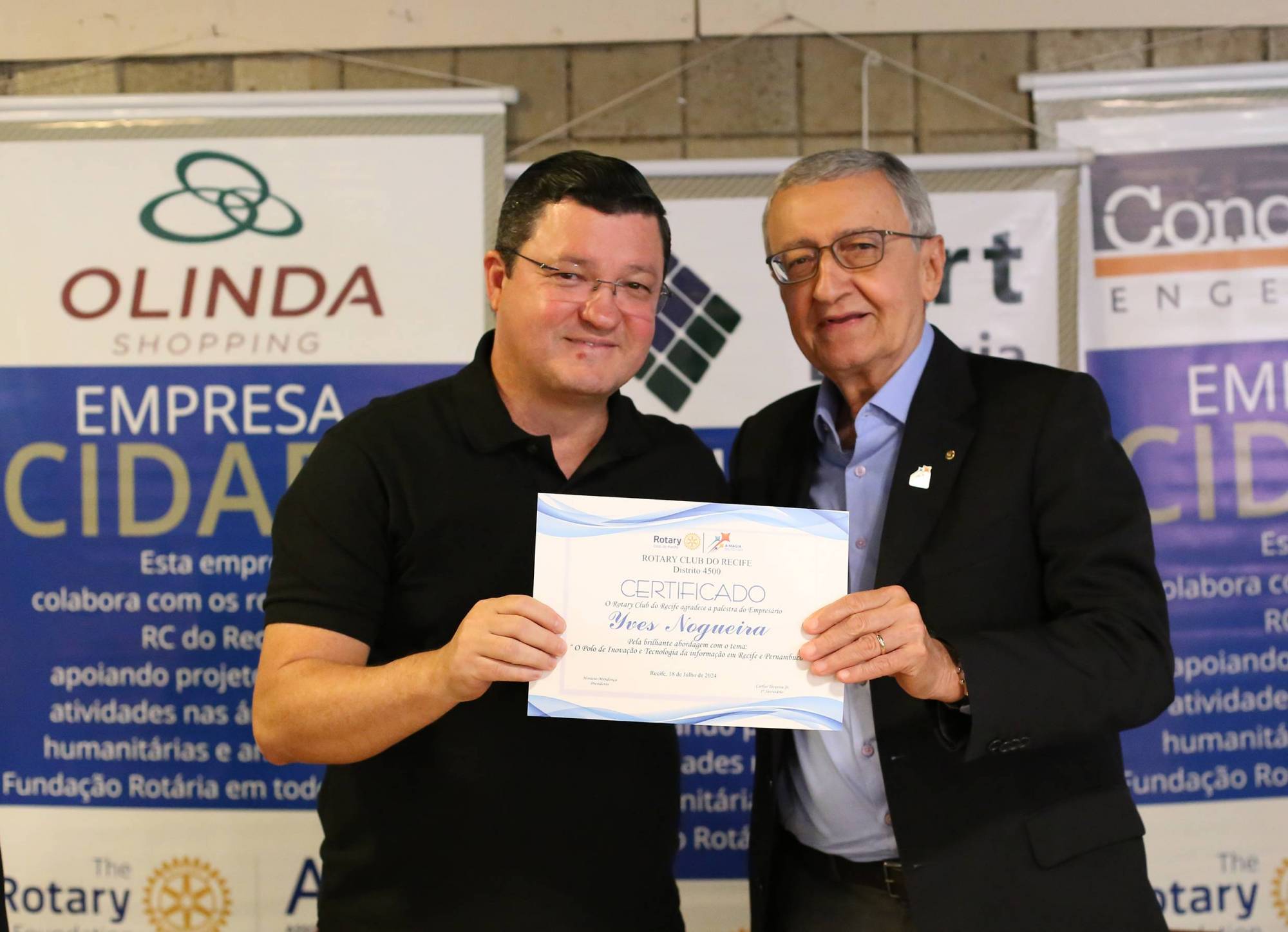 Palestra: “O Polo de Inovação e Tecnologia da Informação em Recife e Pernambuco” – com o Dr. Yves Nogueira.  