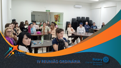 IV REUNIÃO ORDINÁRIA 2024-2025