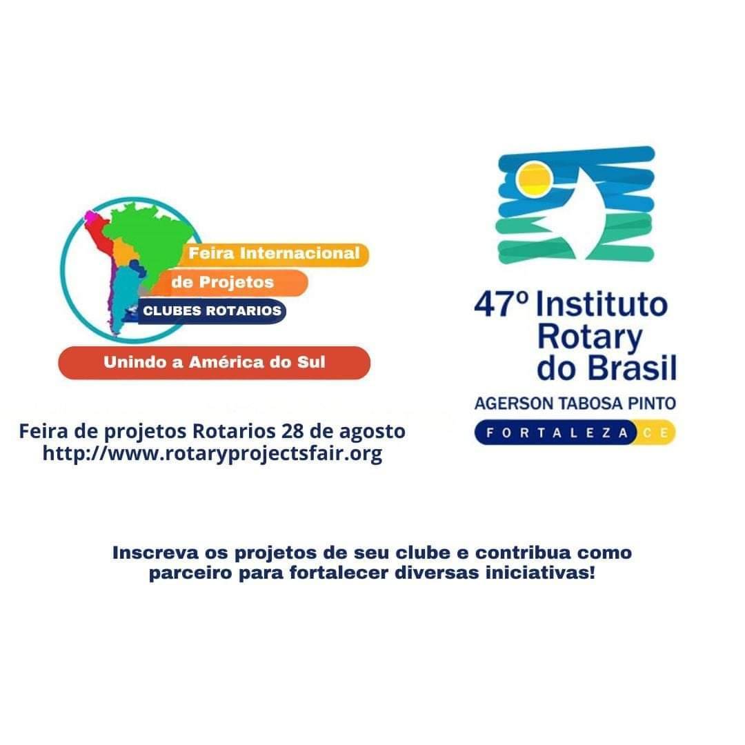 A Feira Internacional de Projetos Rotary Acontecerá em Fortaleza