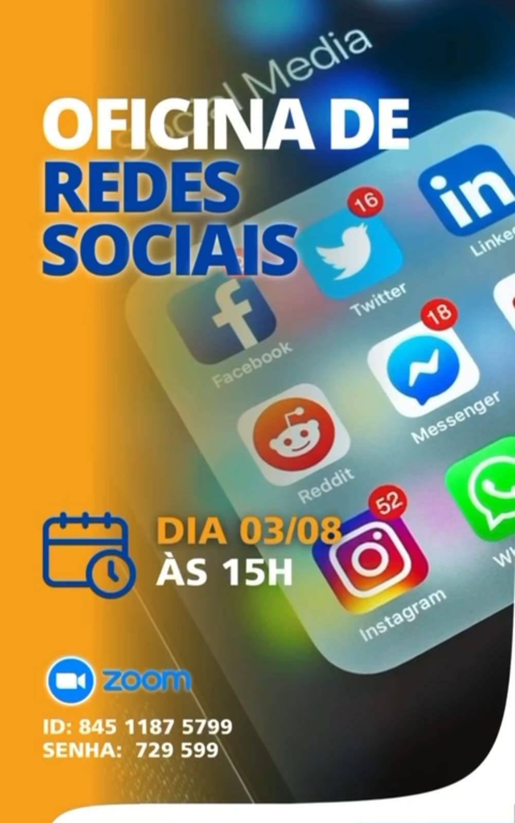 Participe da Oficina de Redes Sociais