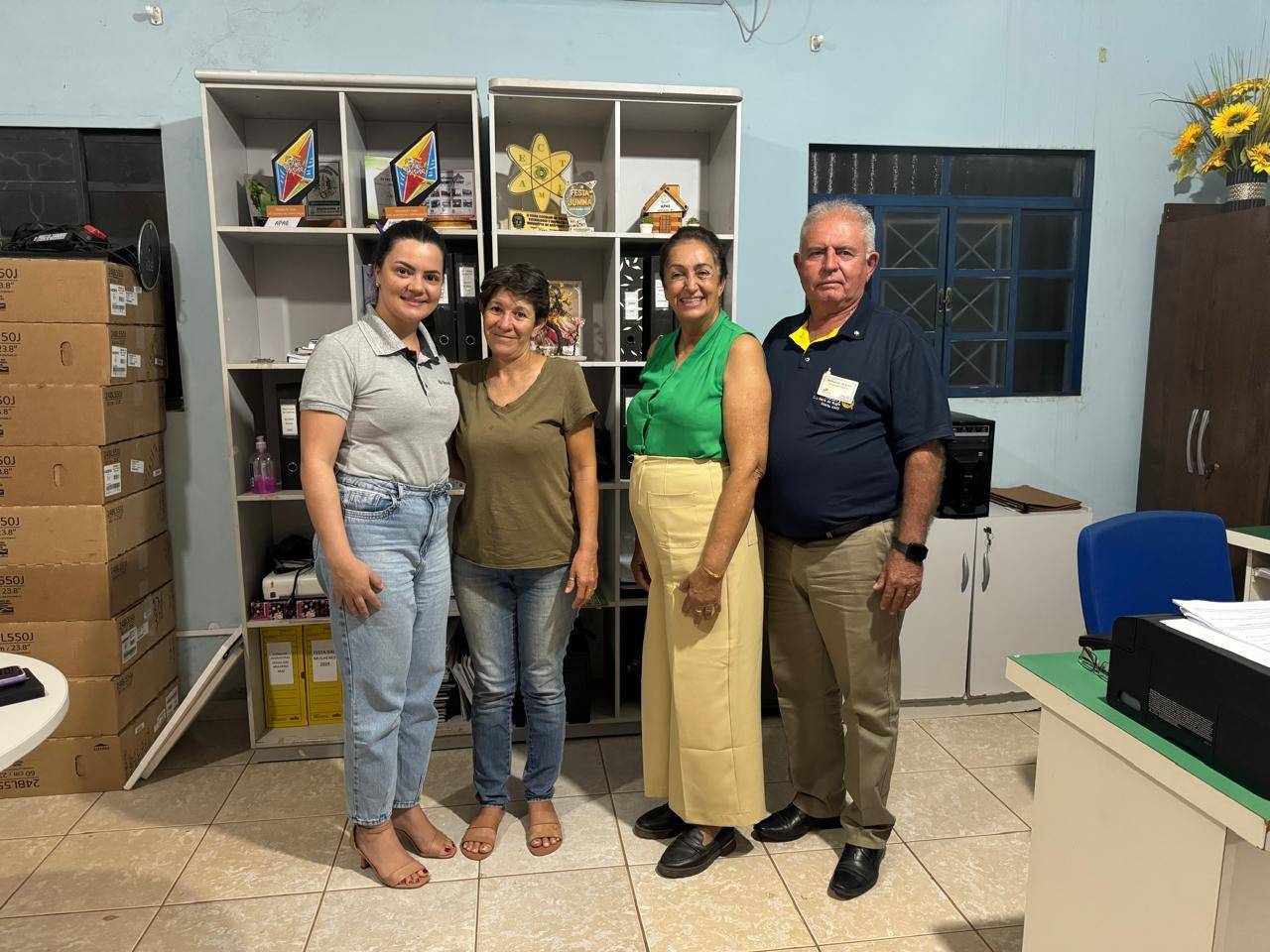 VISITA AO MARCO ROTÁRIO EM BRASNORTE