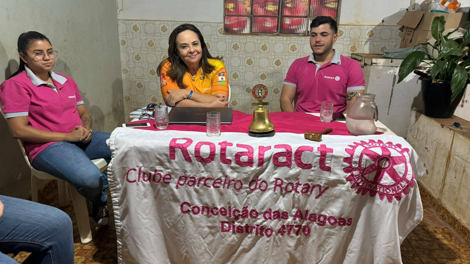 Visita ao Rotaract de Conceição das Alagoas