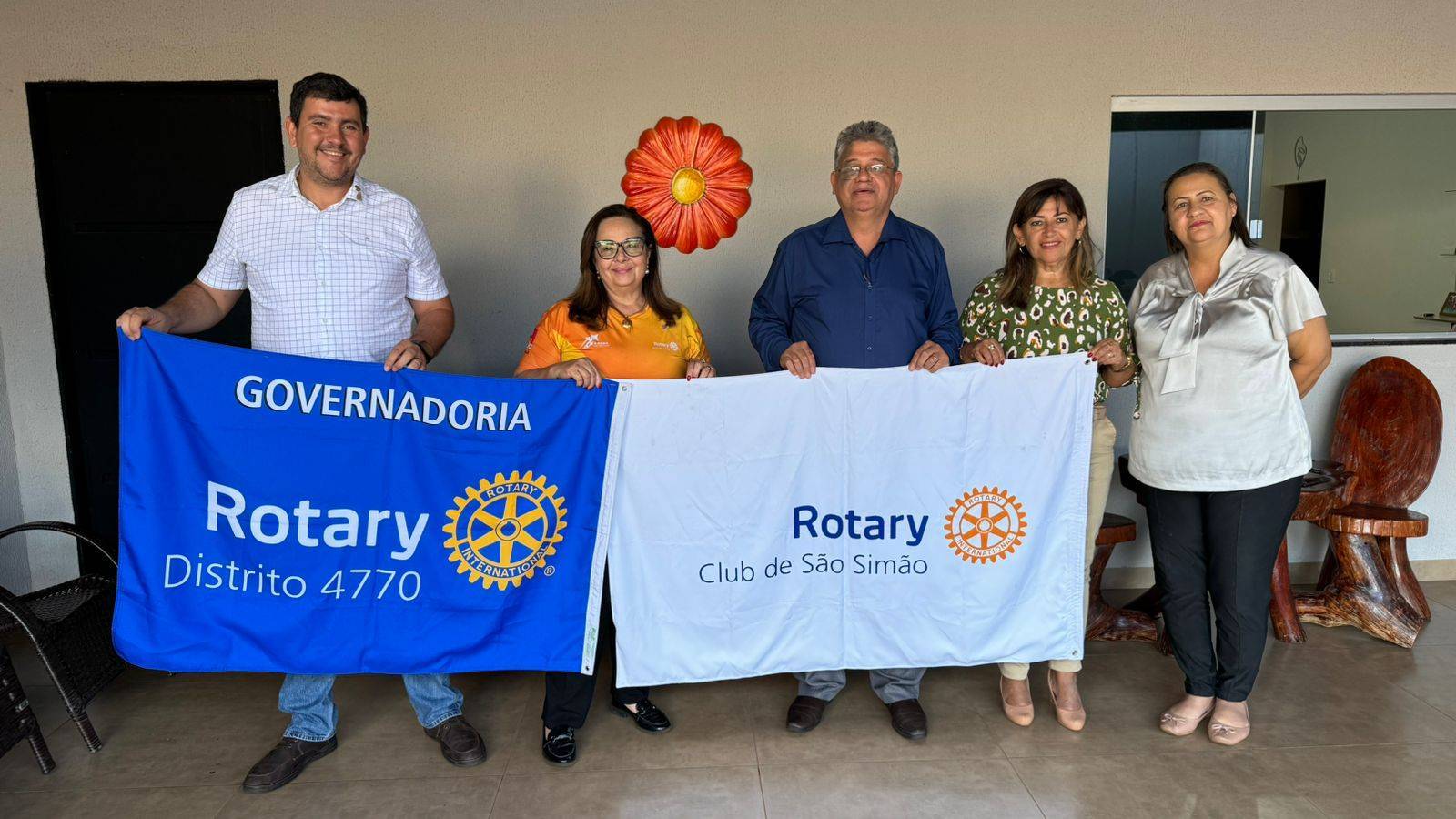  VISITA AO ROTARY CLUB DE SÃO SIMÃO