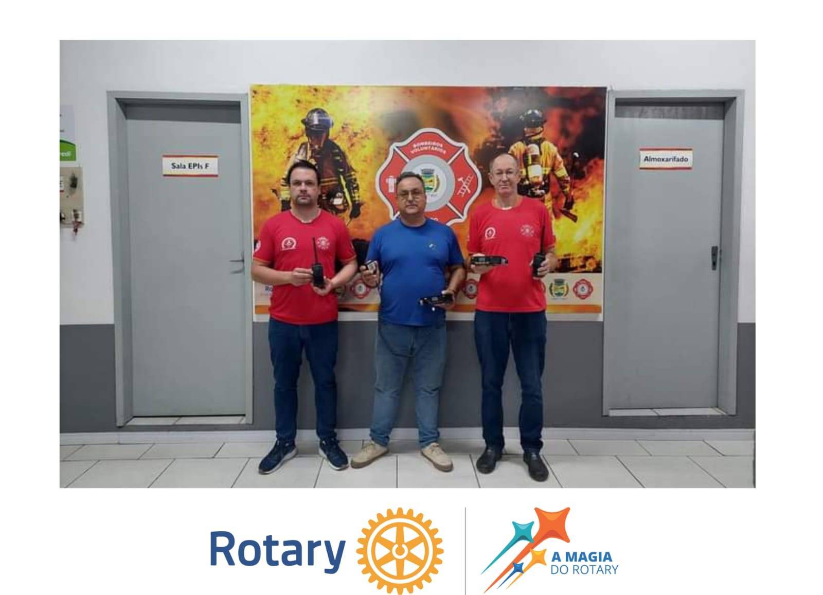 Os Bombeiros Voluntários de Agudo receberam a doação de 40.000,00 oriundos do fundo Distrital Emergencial e Comissão de Desastres do Distrito 4660 vinculados ao Rotary Internacional e ao Rotary Club de Agudo. Esse valor foi investido em um sistema de comunicação via rádio. Essa doação é de suma importância tendo em vista todos os desafios e dificuldades que nossa comunidade enfrentou e vem enfrentando depois das enchentes que atingiram principalmente as localidades do interior de nosso município.