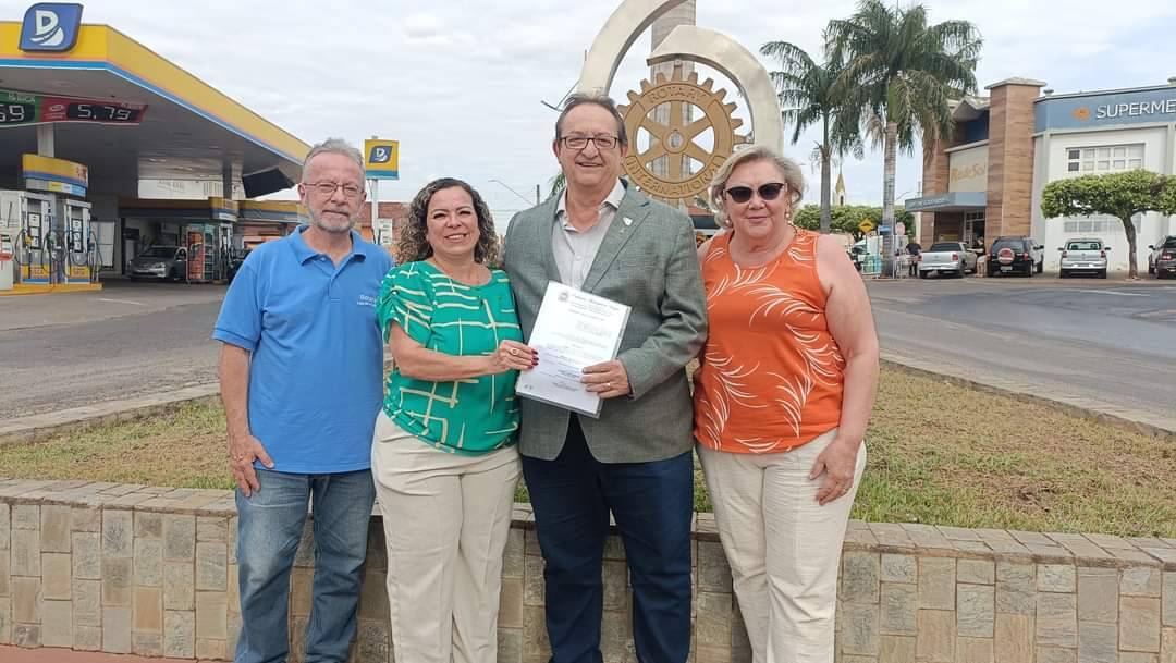 Rotary Club de Urupês Recebe a Visita Oficial do Governador Eder Bocchini e Sua Esposa Nelly