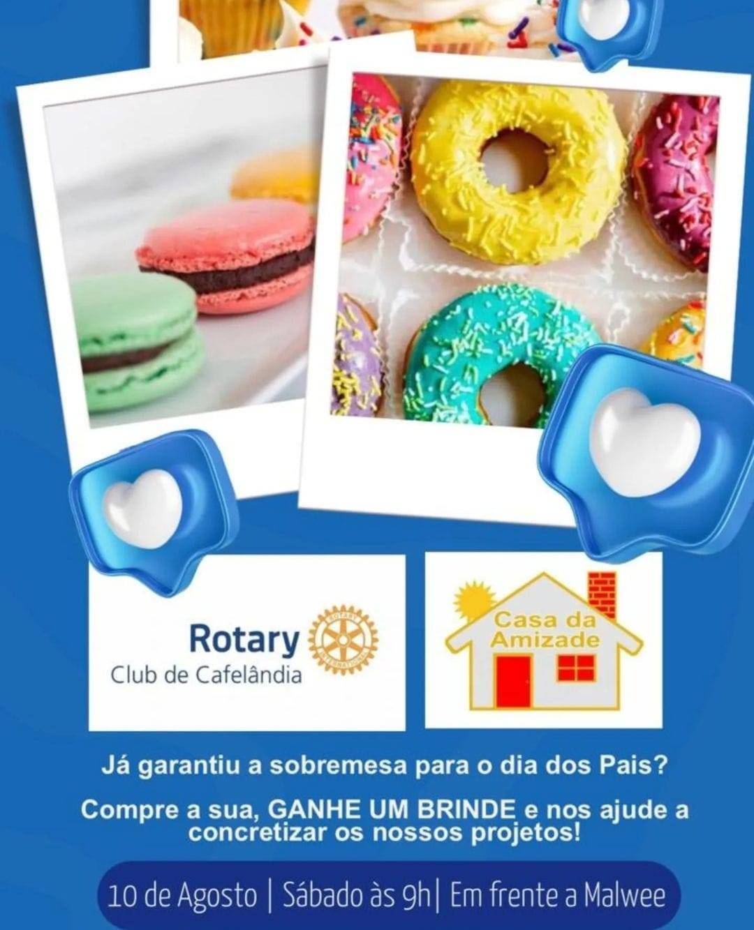 Casa da Amizade de Cafelândia Realiza Ação da Sobremesa de Domingo Para a População