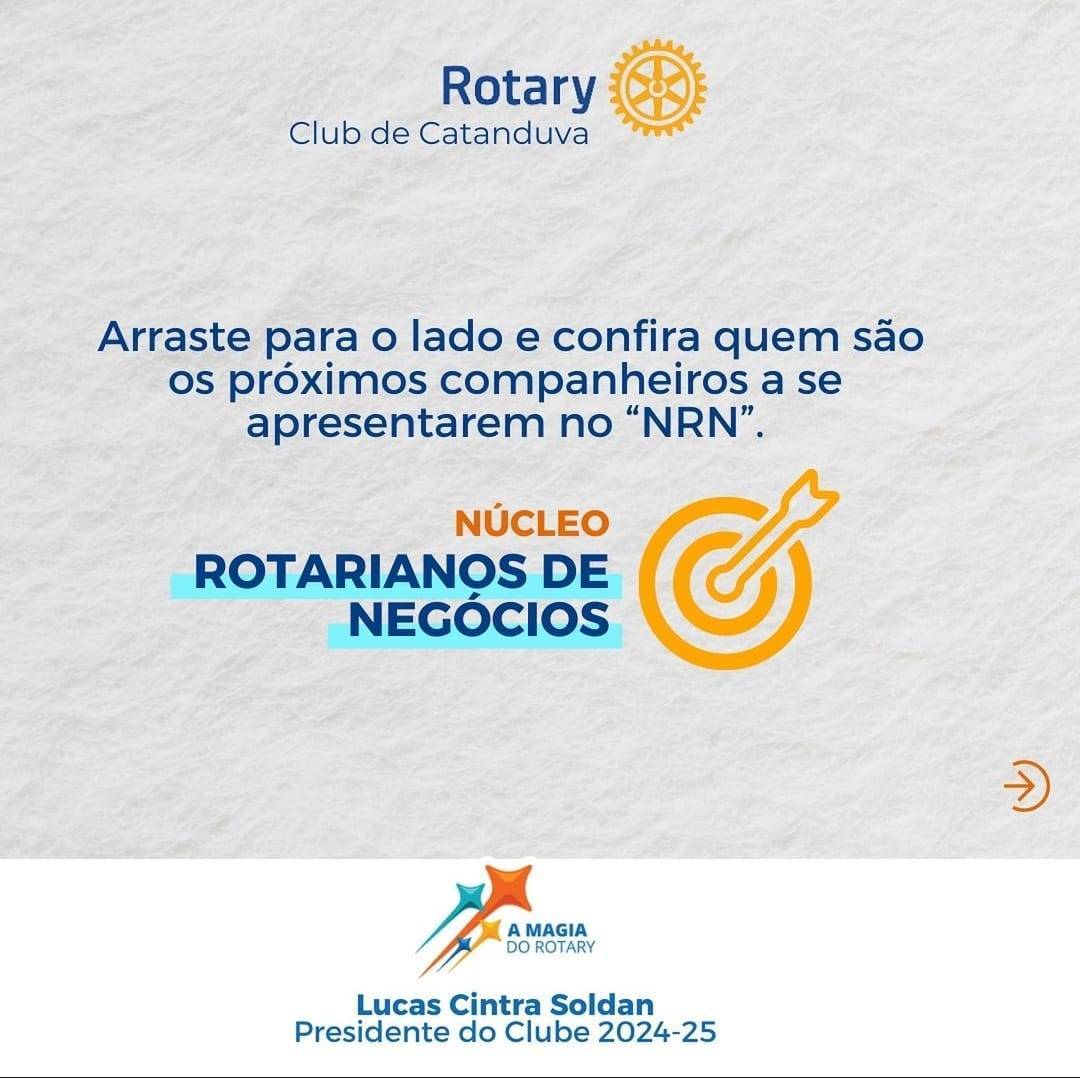 Rotary Club de Catanduva Apresenta Novos Companheiros do NRN