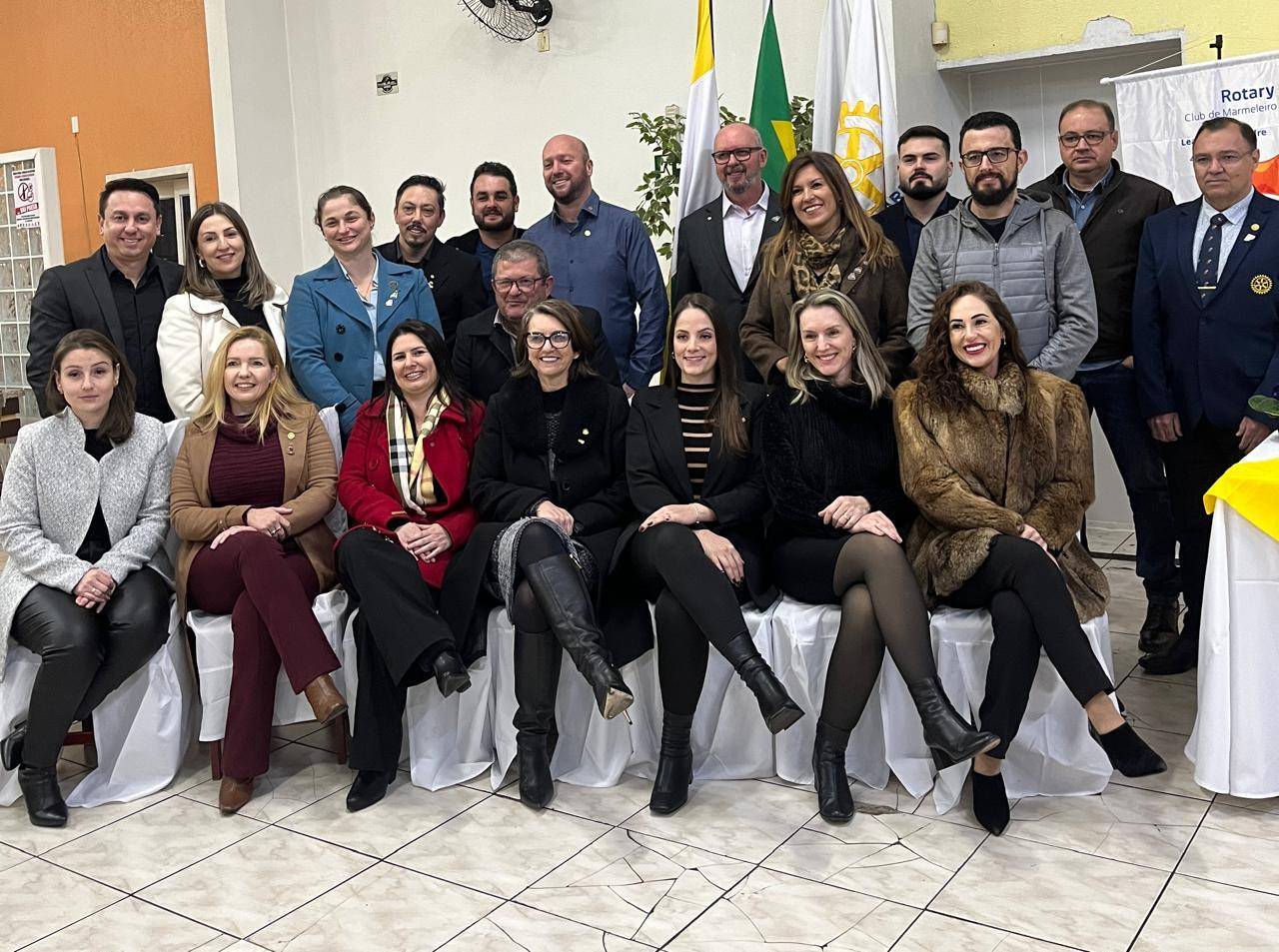 Foto oficial da reunião de transmissão de posse do ano 24/25