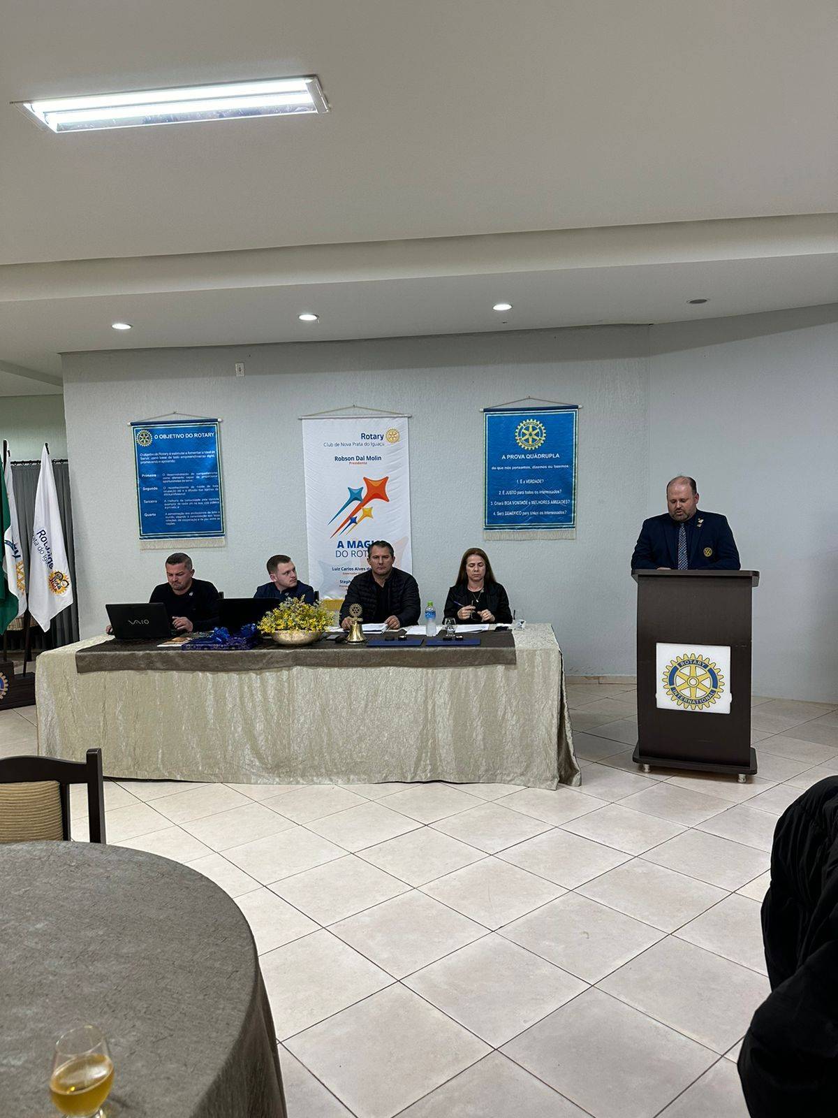 Leitura da 1* instrução rotária 