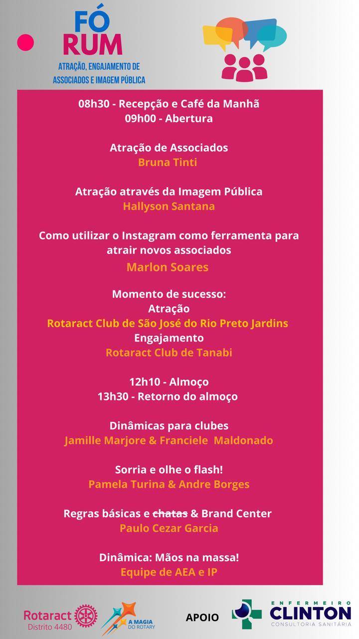 Acontece Fórum de Atração, Engajamento de Associados e Imagem Pública