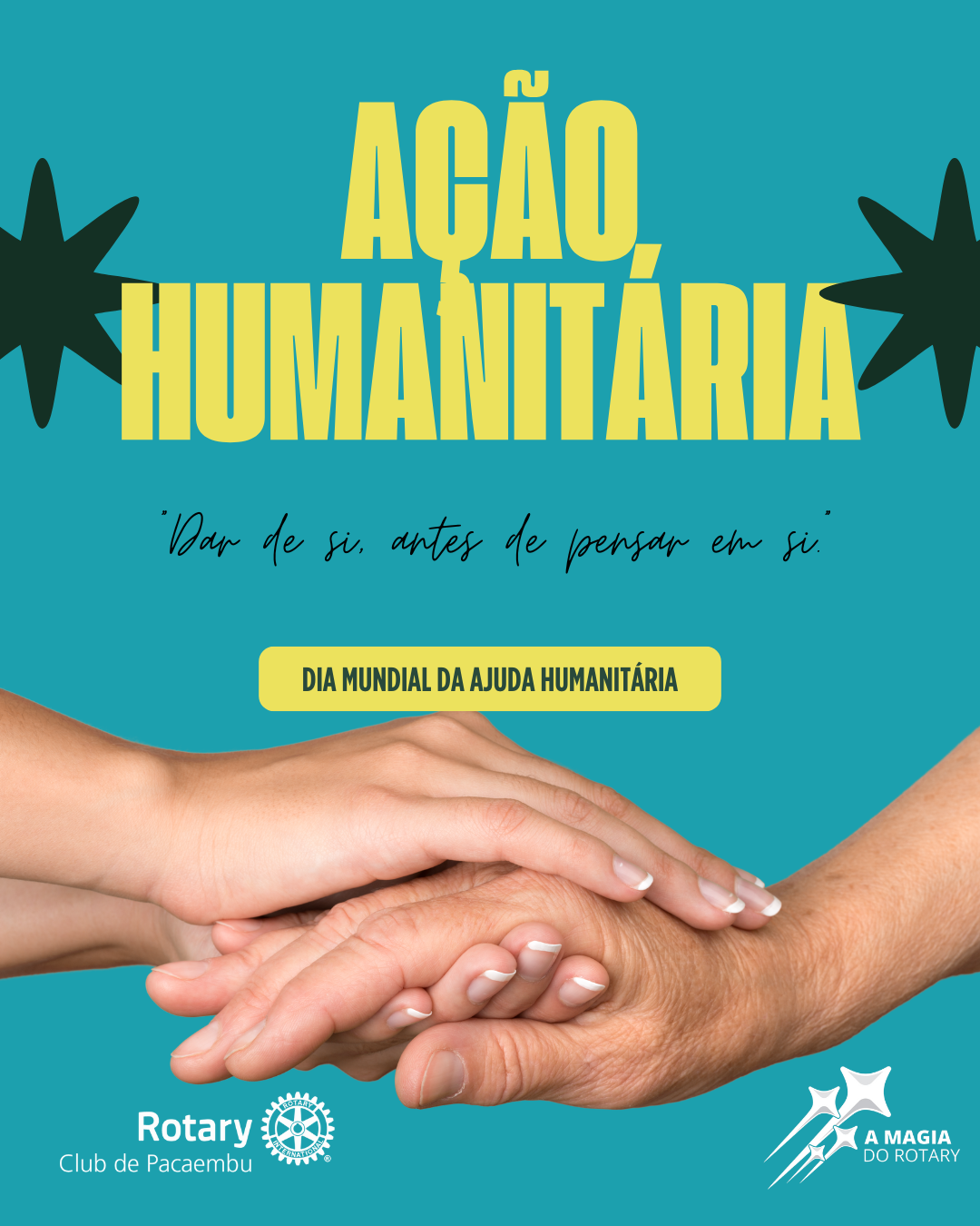 🌍✨ 𝘾𝙚𝙡𝙚𝙗𝙧𝙖𝙢𝙤𝙨 𝙤 𝘿𝙞𝙖 𝙈𝙪𝙣𝙙𝙞𝙖𝙡 𝙙𝙖 𝘼𝙟𝙪𝙙𝙖 𝙃𝙪𝙢𝙖𝙣𝙞𝙩𝙖́𝙧𝙞𝙖!