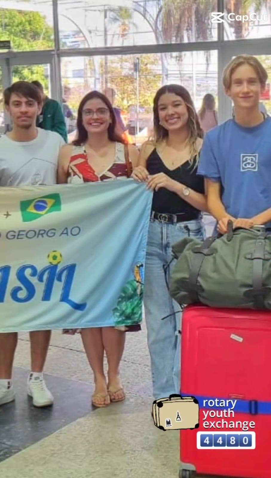 Intercambista Georg Desembarca Direto Para a Cidade de Mirassol