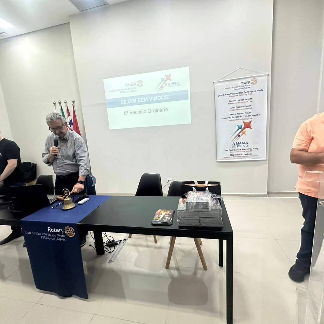 Rotary Club de São José do Rio Preto - Palácio das Águas Recebe 3 Novos Companheiros