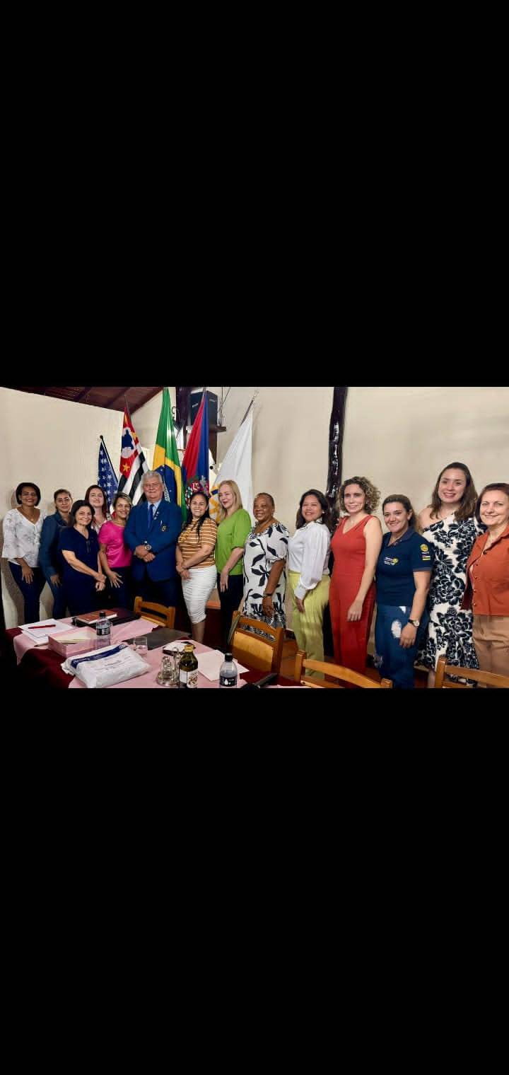 Rotary Club de Lins - Norte Realiza Reunião Com a Presença do Presidente Distrital do DQA Governador 19/20 Antônio Cavichia