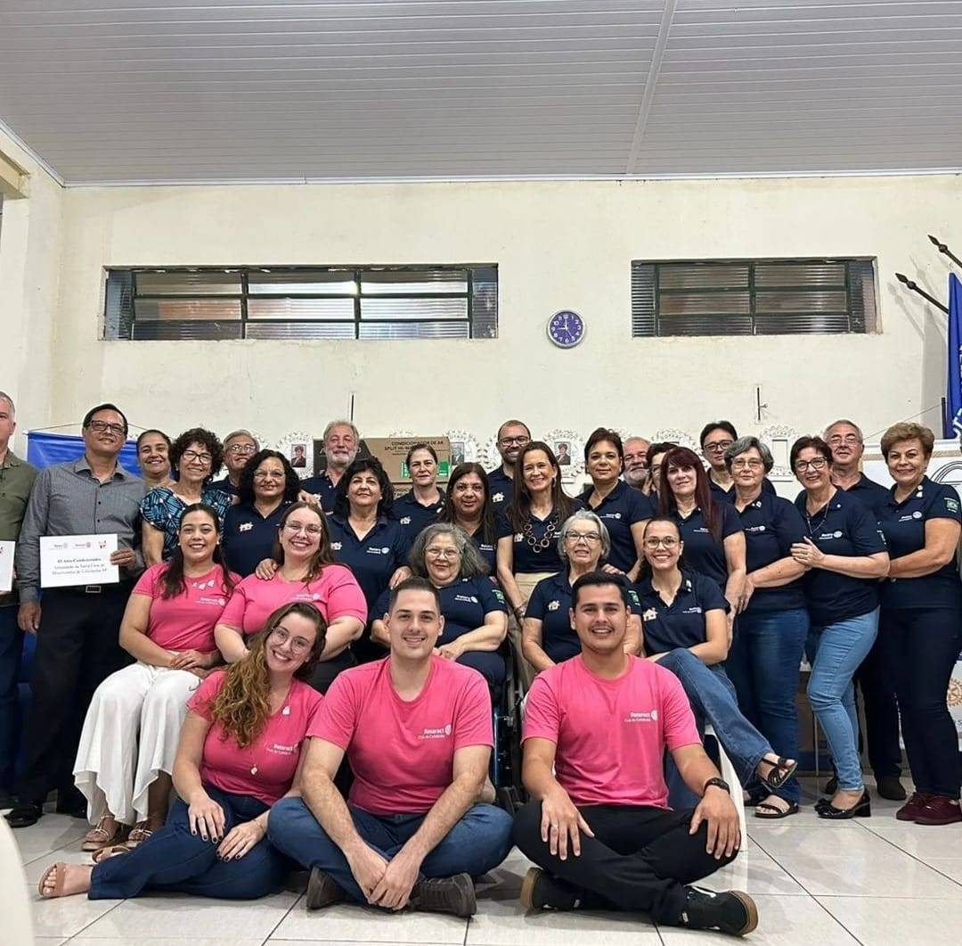 Rotary Club de Cafelândia Recebe Visita de Instituições da Cidade