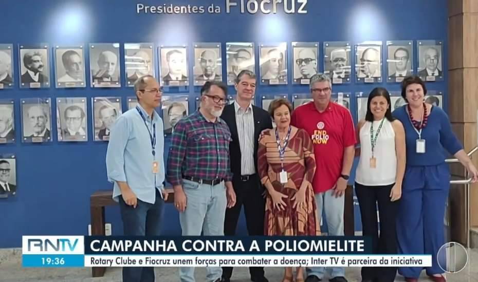 Revista Rotary Brasil Destaca Matéria Sobre Campanha Para Erradicação da Poliomielite