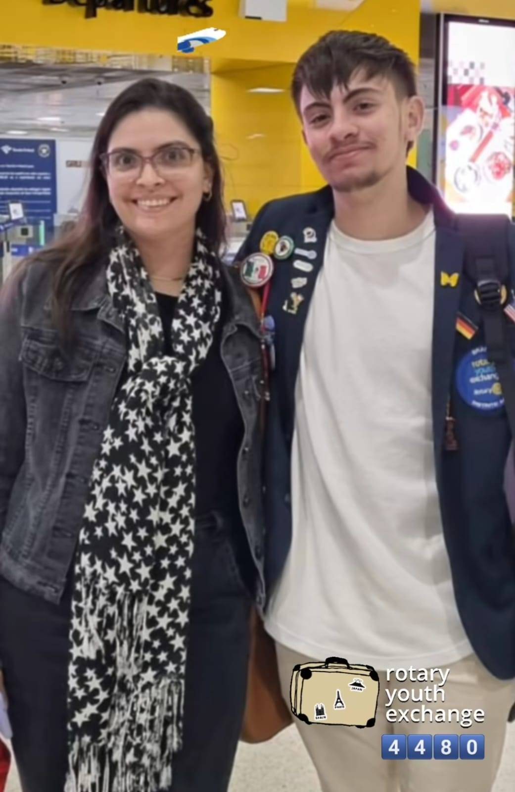 Intercambista Lucas Embarca Para Taiwan