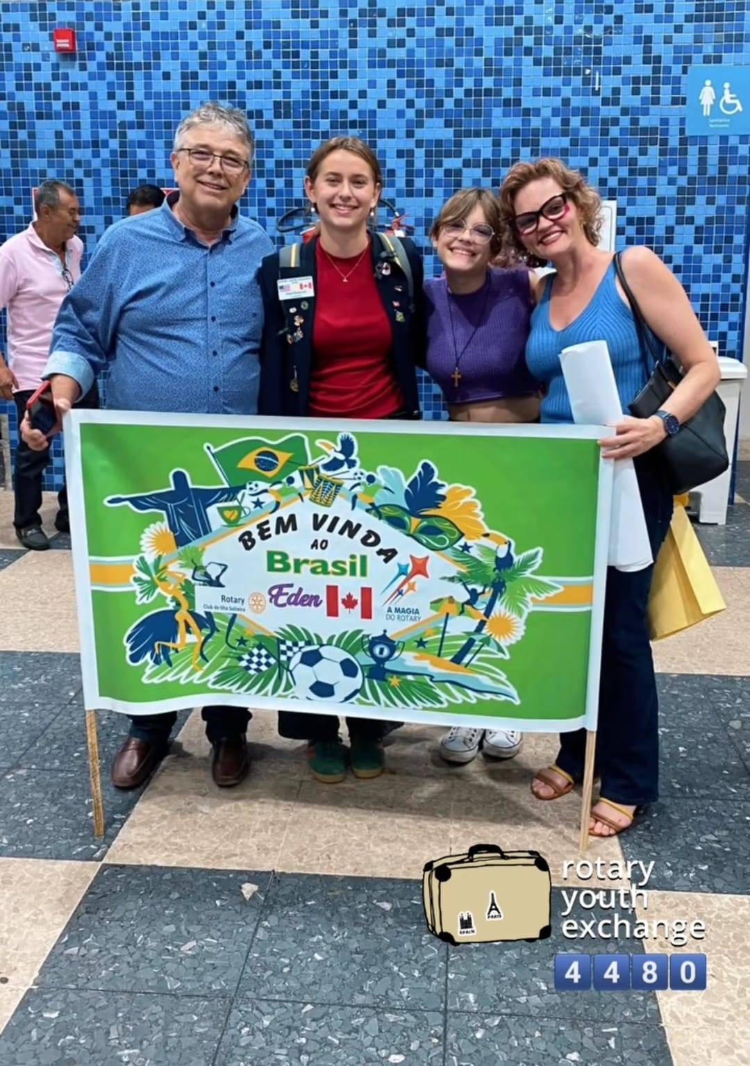 Intercambista Canadense Eden Desembarca Para Seu Ano em Ilha Solteira