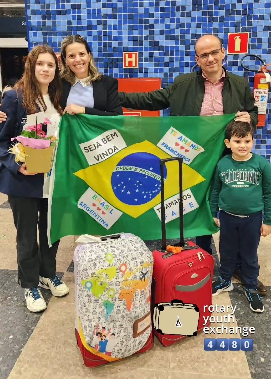 Intercambista Franchesca Desembarca da Argentina para São José do Rio Preto