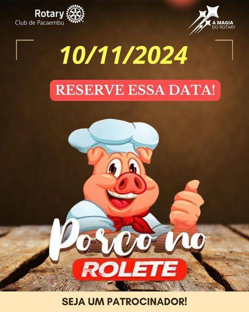 🐷𝟬𝟭º 𝗣𝗢𝗥𝗖𝗢 𝗡𝗢 𝗥𝗢𝗟𝗘𝗧𝗘 𝗗𝗢 𝗥𝗢𝗧𝗔𝗥𝗬 𝗖𝗟𝗨𝗕 𝗗𝗘 𝗣𝗔𝗖𝗔𝗘𝗠𝗕𝗨