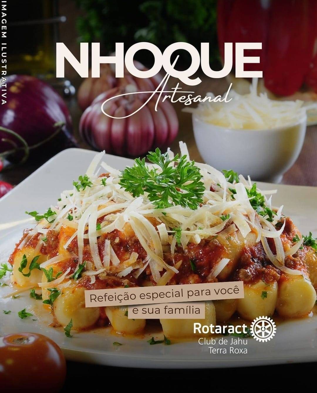 Rotaract Club de Jahu - Terra Roxa Realiza Nhoque Artesanal Solidário