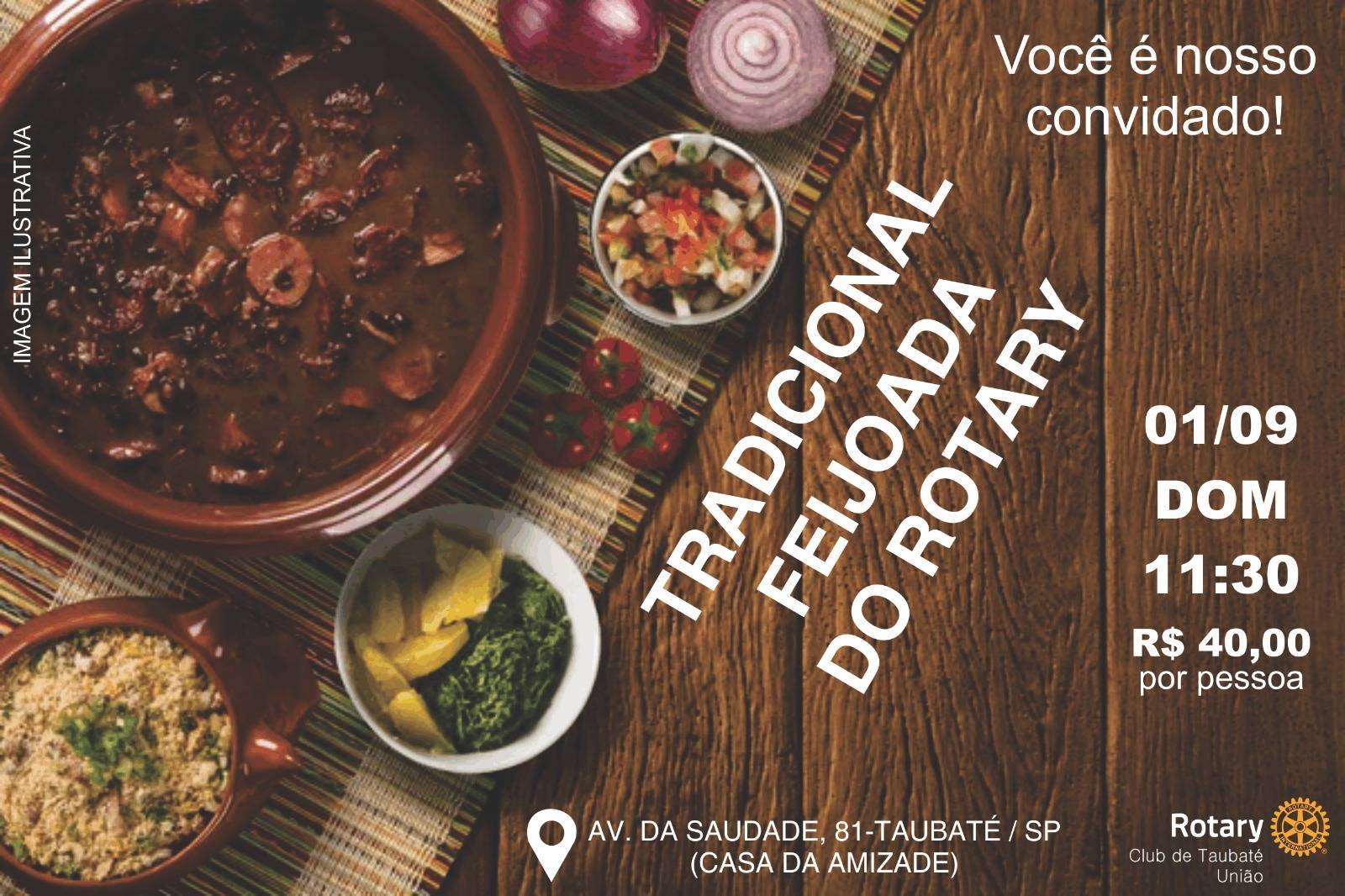 TRADICIONAL FEIJOADA DO ROTARY
