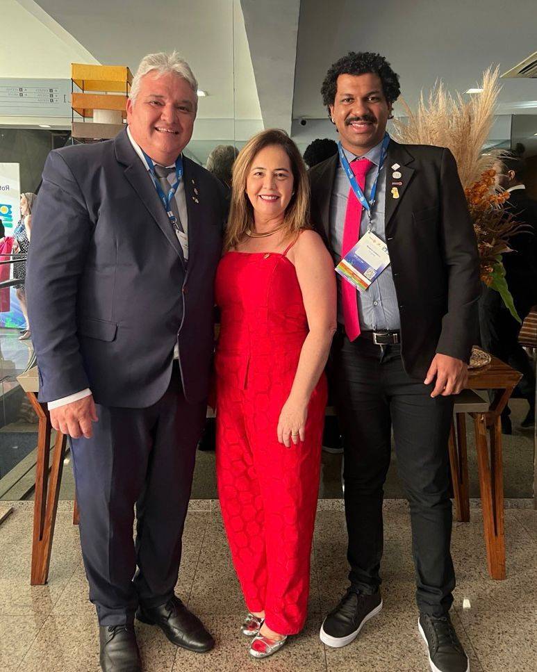 Casal Governador 2025/2026 e Representante Distrital do Rotaract 2025/2026 se Encontram em Fortaleza