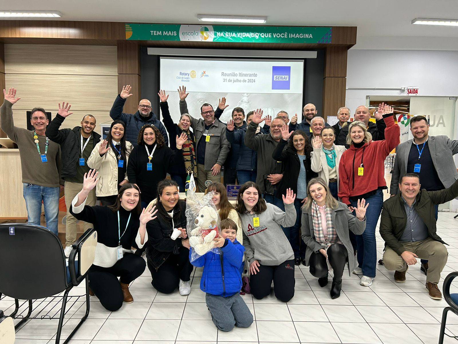 Rotary Alvorada no SENAI Lages