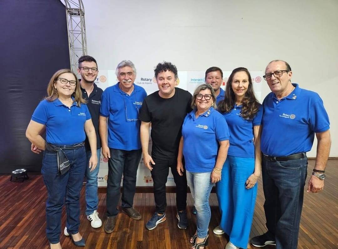 Rotary Club de Itápolis Promove Stand Up Solidário com Gui Santana