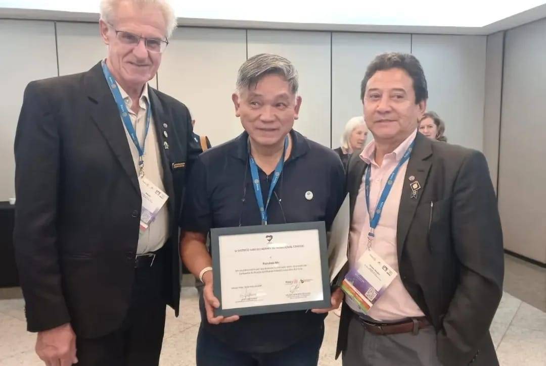 Rotariano Francisco Mo do Rotary Club de São Paulo é Homenageado em Fortaleza