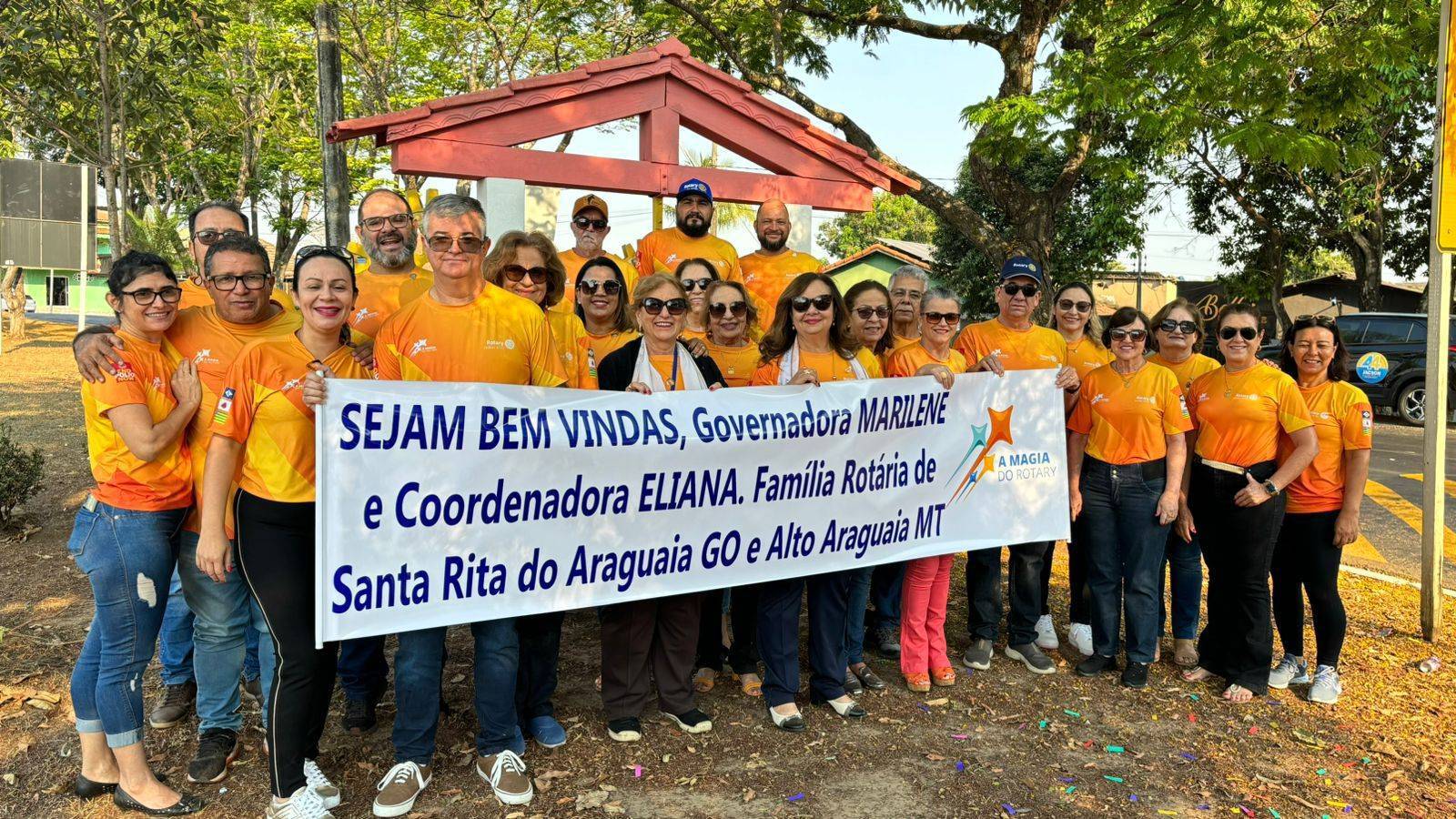 VISITA À CASA DA AMIZADE E O ROTARY CLUB DE  SANTA RITA DO ARAGUAIA/GO E ALTO ARAGUAIA/MT