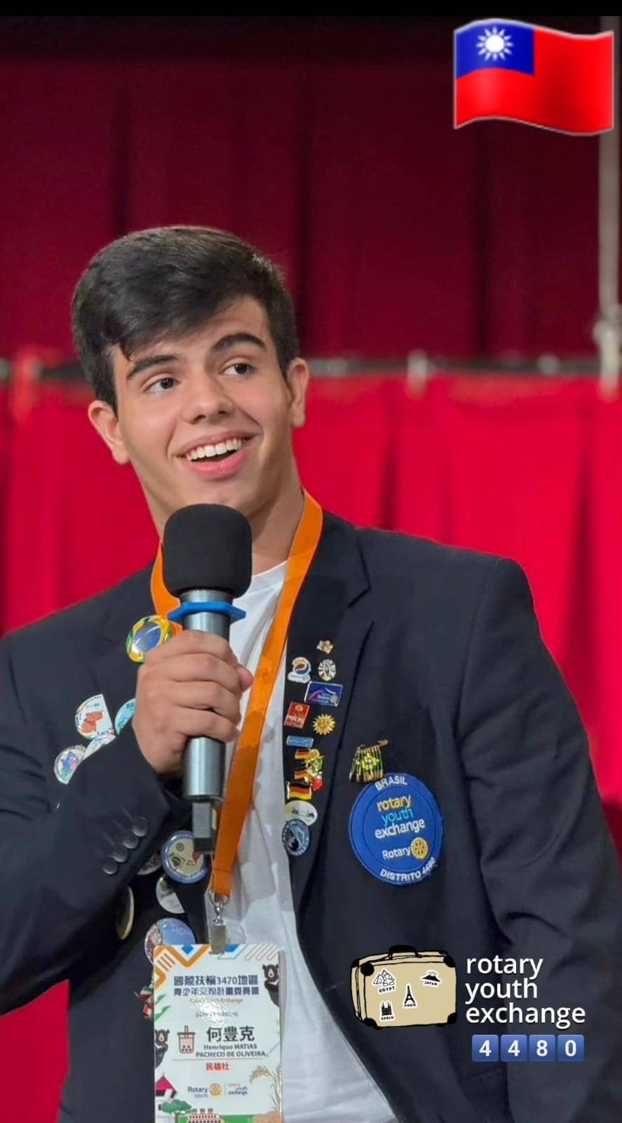 Intercambista Henrique Publica Imagens de Seus Primeiros Dias em Taiwan