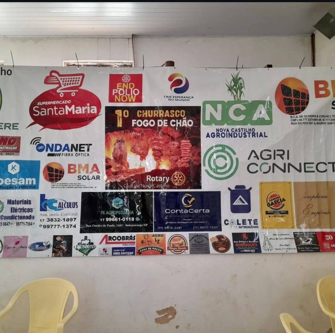 Rotary Club de Nova Castilho Realiza Quermesse em Prol do AVCC de Jales