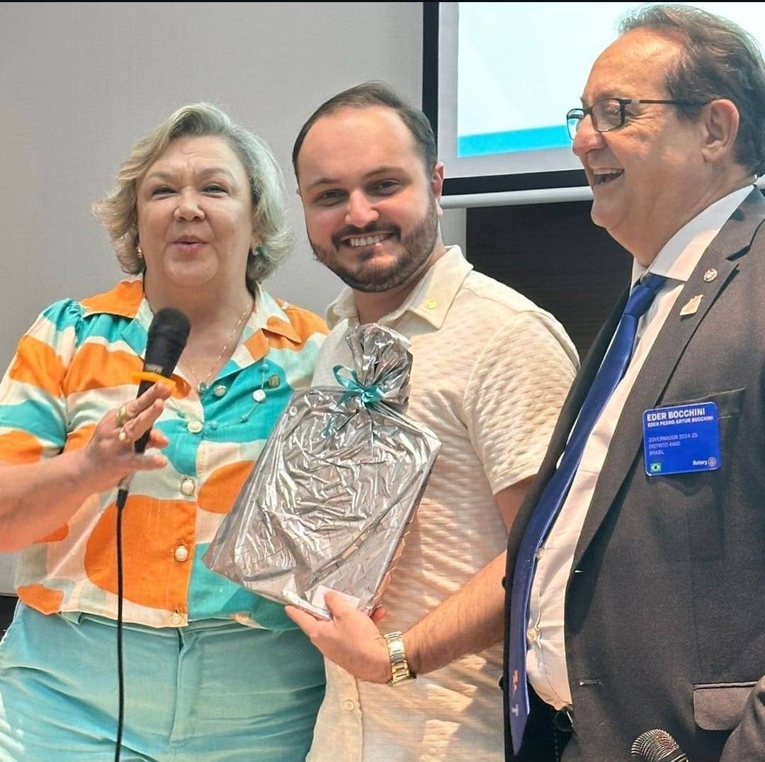 Rotary Club de Catanduva Recebe Casal Governador 24-25 Eder Bochini e Sua Esposa Nelly