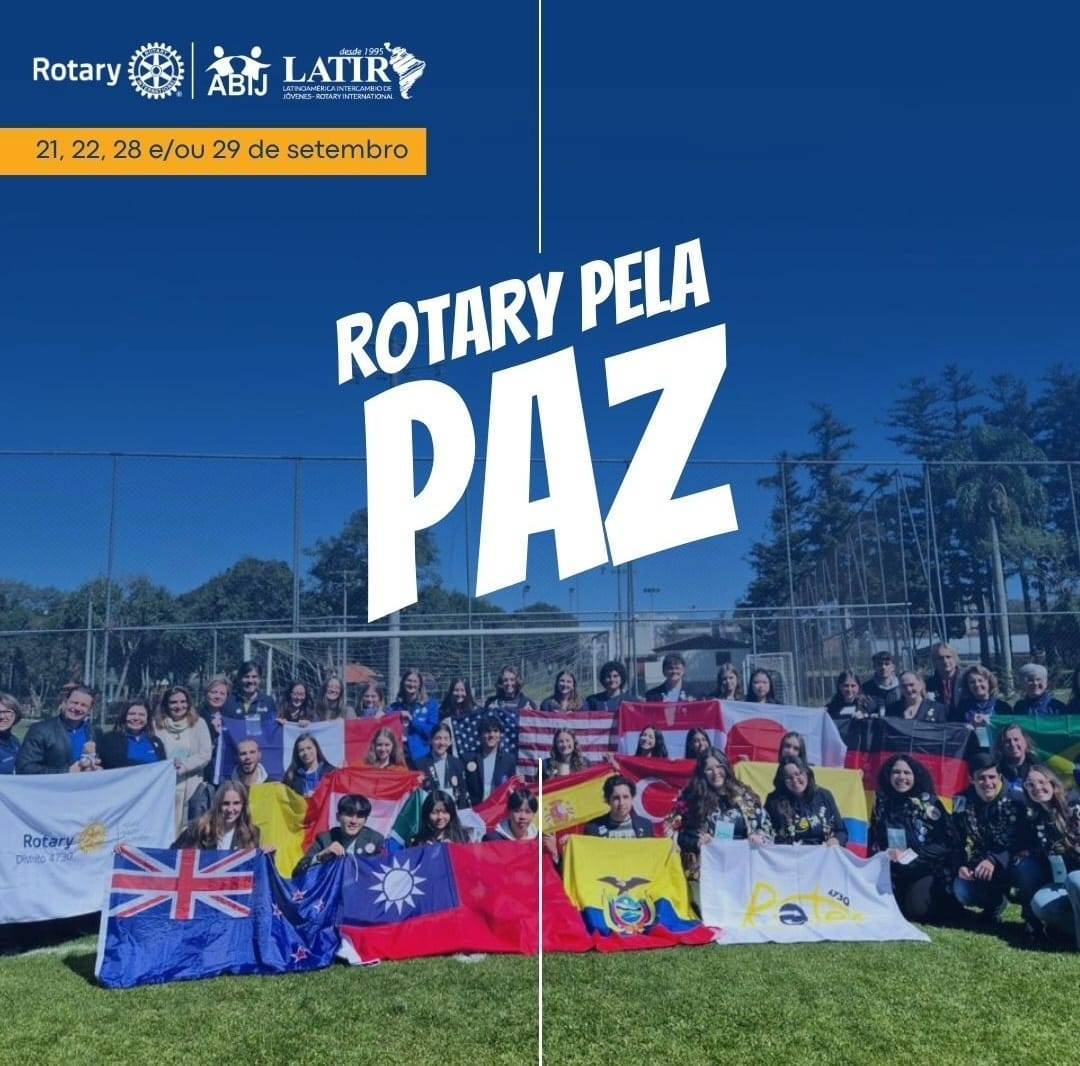 ABIJ Rotary Convida a Todos a Celebrarem a Paz e a Compreensão Mundial