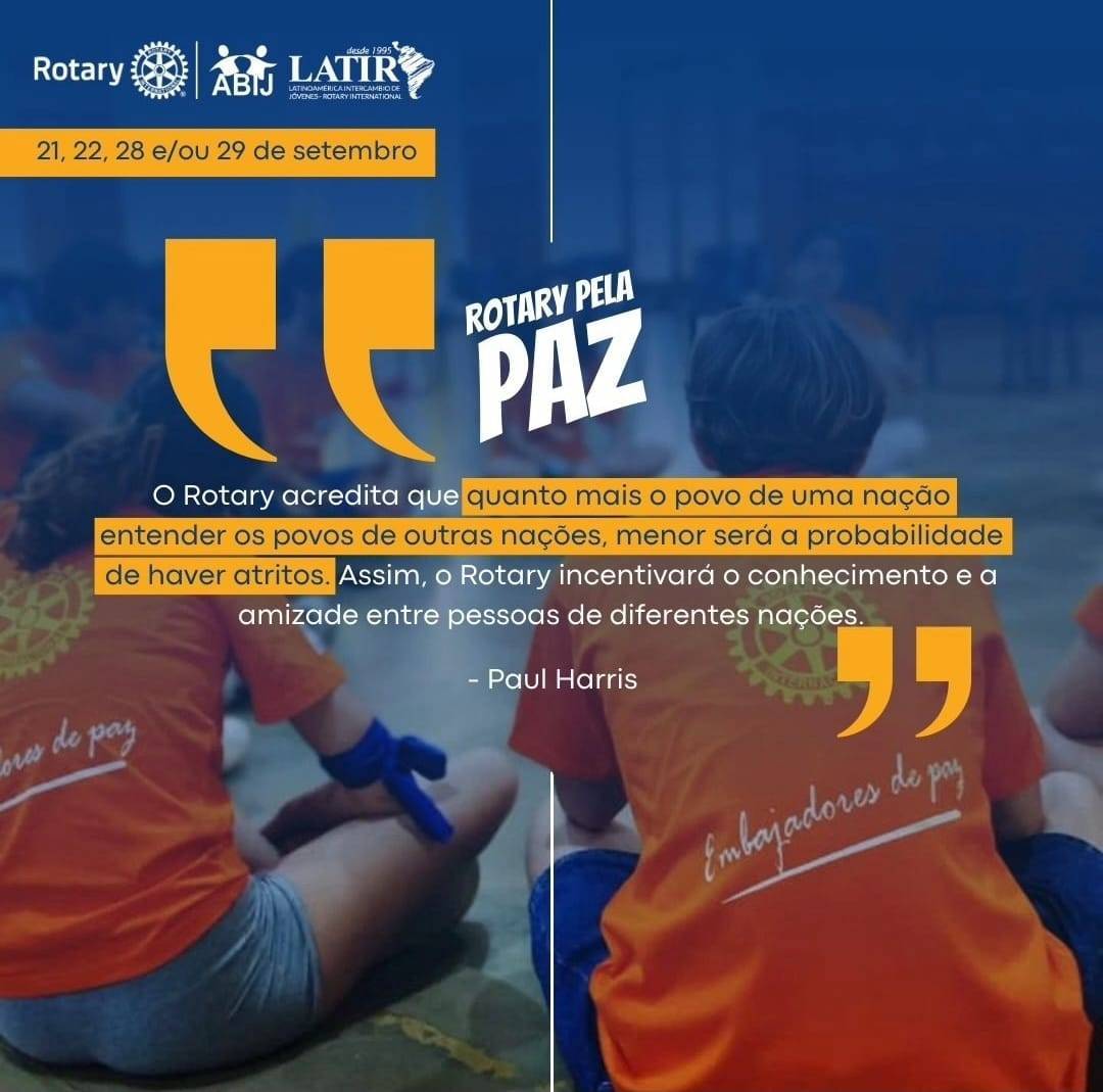 ABIJ Rotary Publica Sobre a Importância do Intercâmbio de Jovens