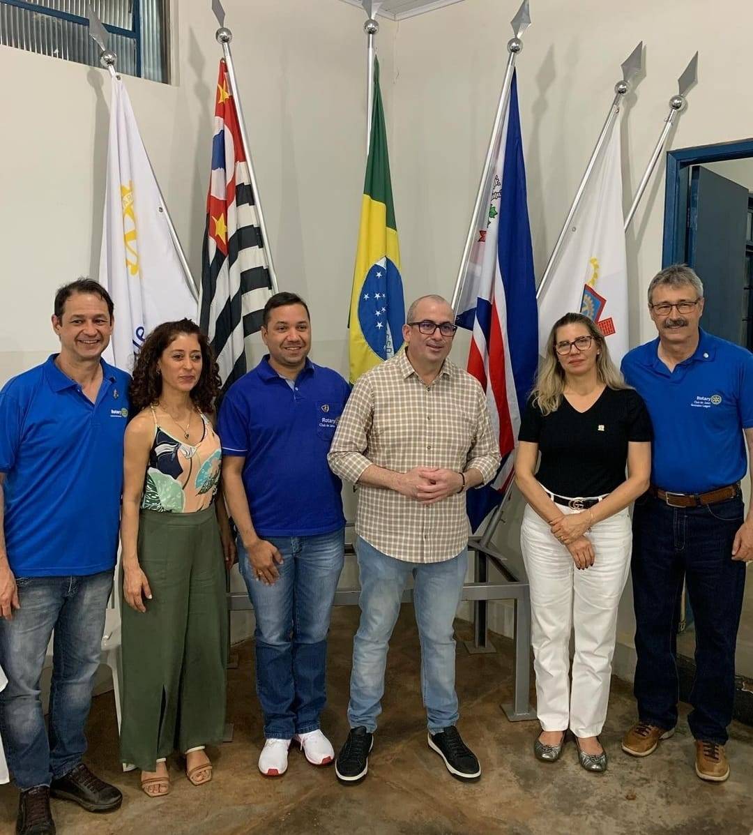 Rotary Club de Jales - Grandes Lagos Recebe Visita do Padre Eduardo Lima