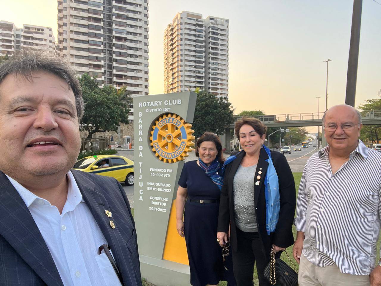 Visita ao Marco Rotário