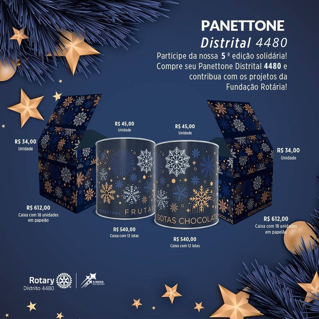 Rotary Distrito 4480 Firma Acordo com a Casa Suíça para Produção de Panetone