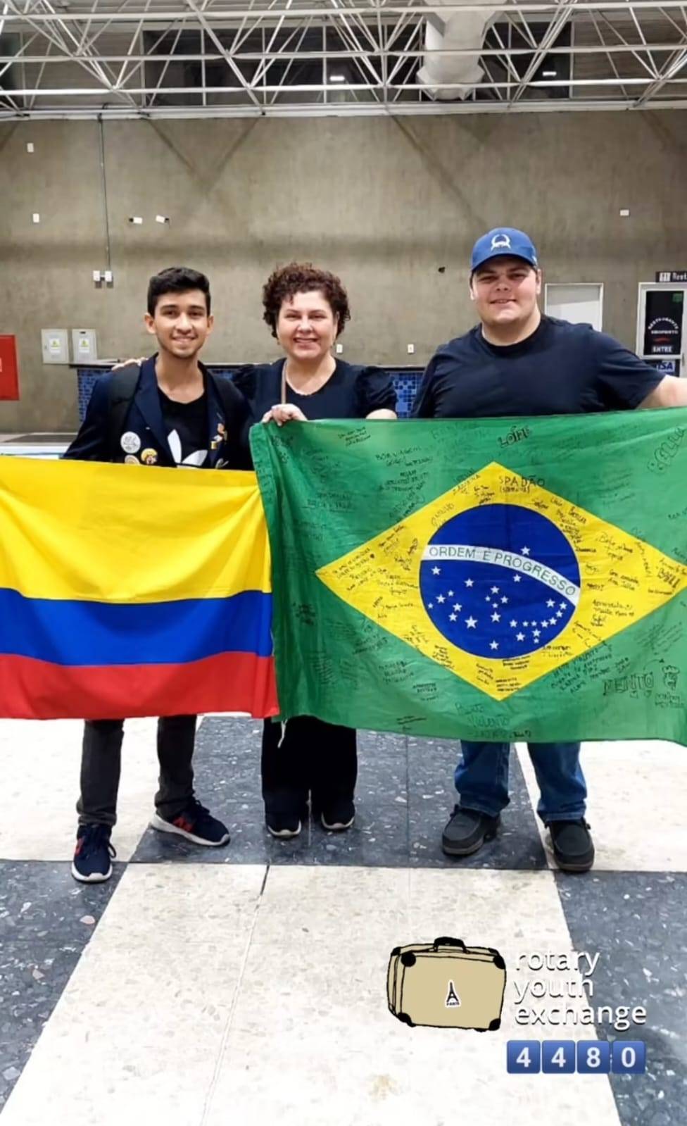 Intercambista Samuel da Colômbia Desembarca em Novo Horizonte