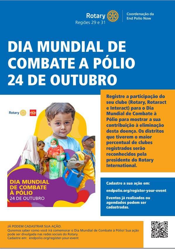 24 de Outubro - Dia Mundial de Combate a Pólio