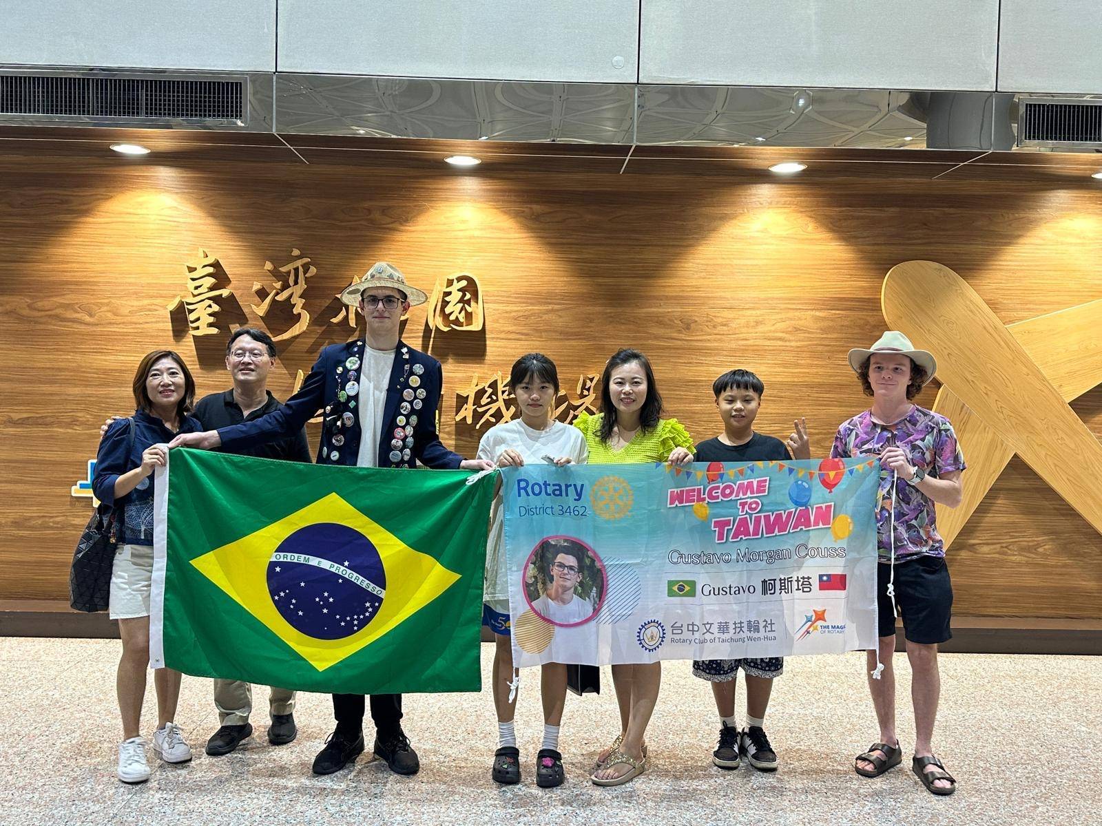 Recepção do nosso intercambistas em Taiwan 🇹🇼 
