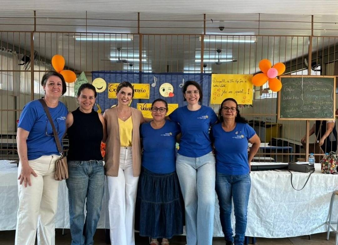 Rotary Club de Olímpia - Integração e Rotary Club de Olímpia - Novas Gerações Falam Sobre a Importância da Saúde Mental e Emocional com Jovens Estudantes